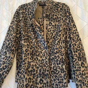 Leopard Jacket with Peplum